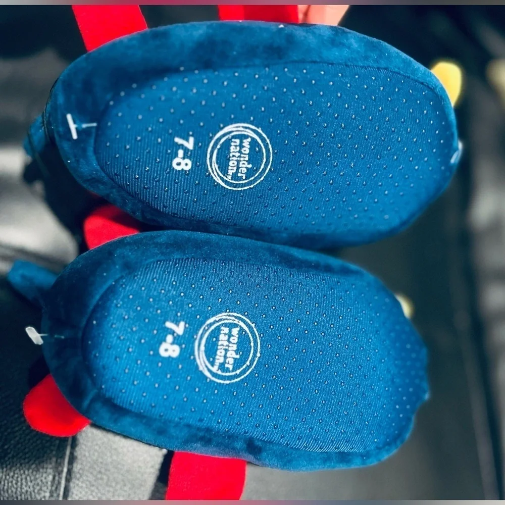 Wonder Nation Toddler Boys’ Airplane Slippers New